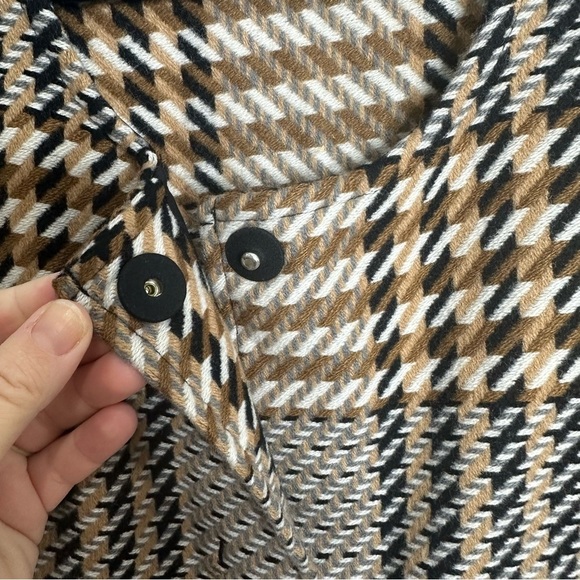 J Jill wool plaid longline jacket XL petite - Picture 7 of 12